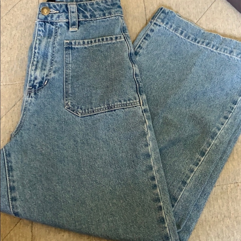 Light blue mom jeans